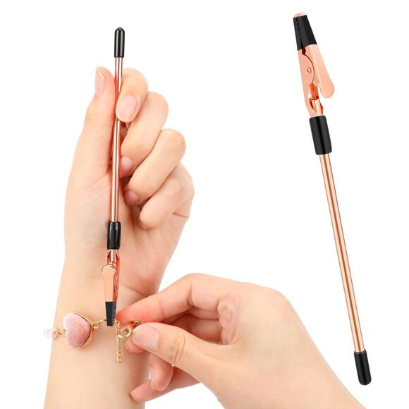 Source Unknown Jewelry - Rose Gold Bracelet Helper Tool w/ Rubber Tips